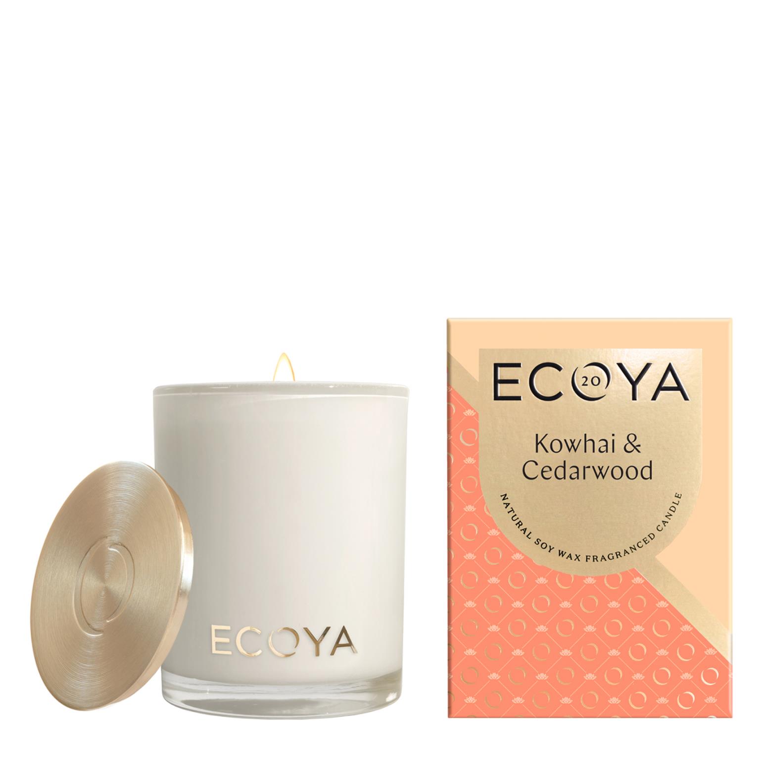 ECOYA Kowhai & Cedarwood Madison Candle 400g